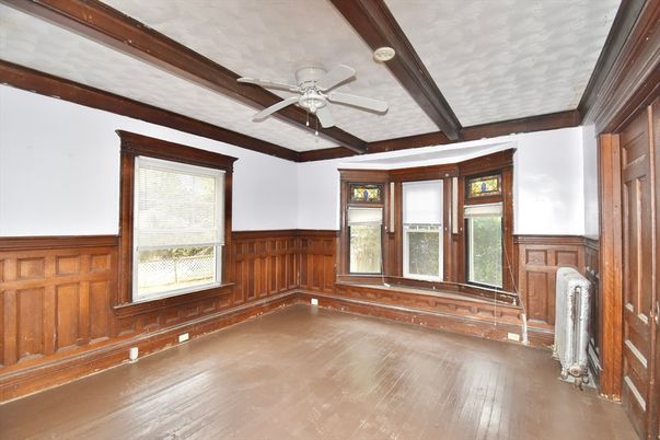 Empty room, Interior, Wood Texture Flooring, Wooden Walls