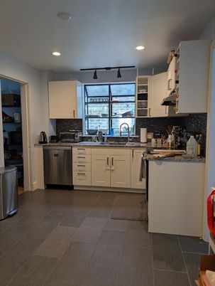 Interior, Kitchen, Recessed Lighting, Stainless Steel Appliances