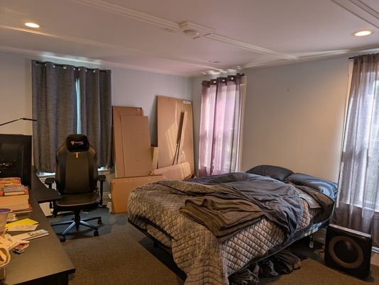 Bedroom, Home Office, Interior, Recessed Lighting