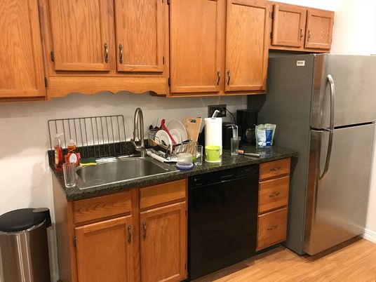 Interior, Kitchen, Wood Texture Flooring