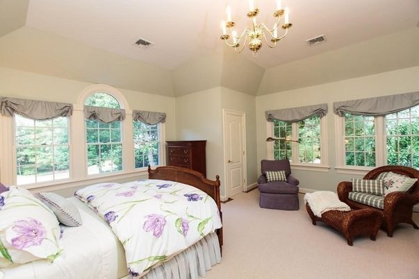 Bedroom, Chandelier, Interior
