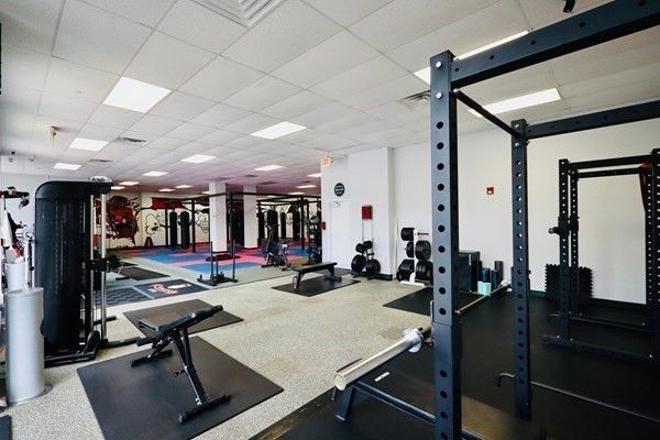 Fitness Equipment, Gym, Interior, Recessed Lighting