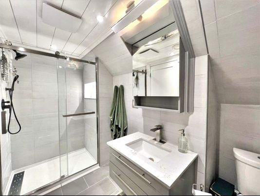 Bathroom, Glass Shower, Interior