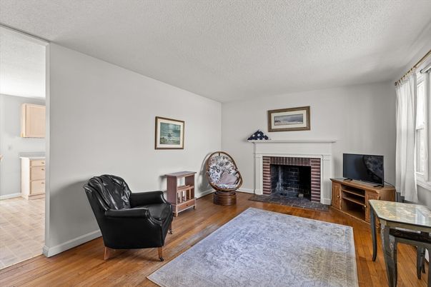 Fireplace, Interior, Wood Texture Flooring