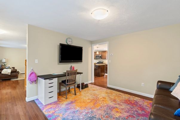 Home Office, Interior, Wood Texture Flooring