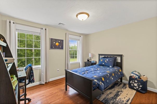 Bedroom, Interior, Wood Texture Flooring