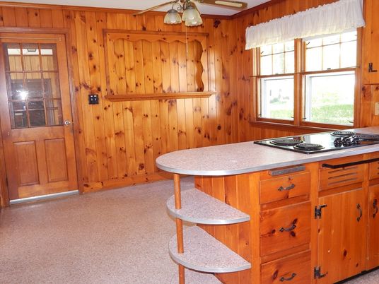 Interior, Kitchen, Wooden Walls
