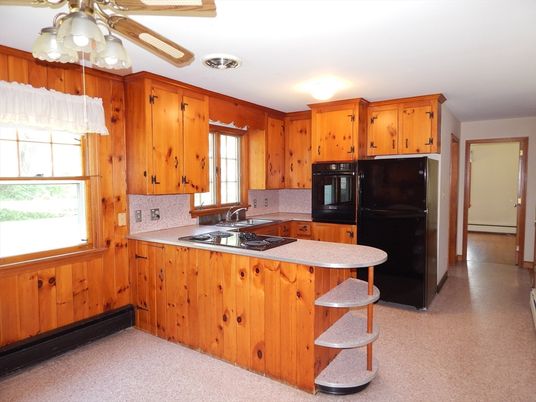 Interior, Kitchen, Wooden Walls