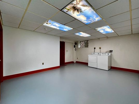 Empty room, Interior, Washer