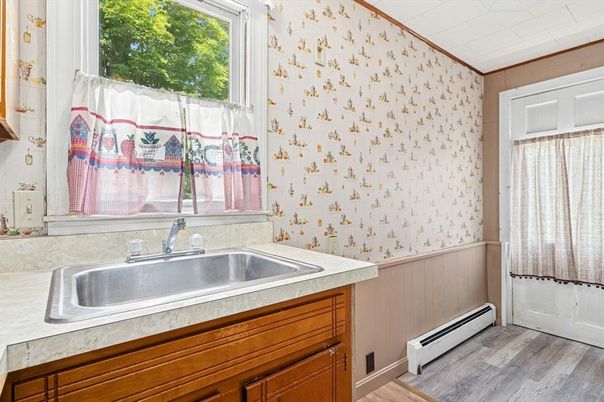 Bathroom, Interior, Wood Texture Flooring
