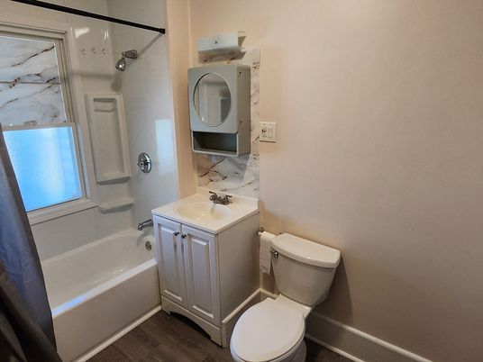 Bathroom, Interior, Wood Texture Flooring