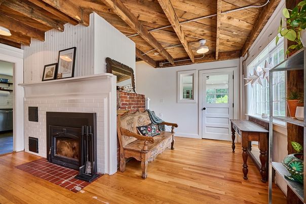 Fireplace, Interior, Wooden Beams, Wooden Ceilings, Wood Texture Flooring