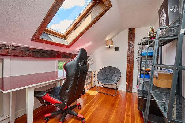 Home Office, Interior, Wood Texture Flooring