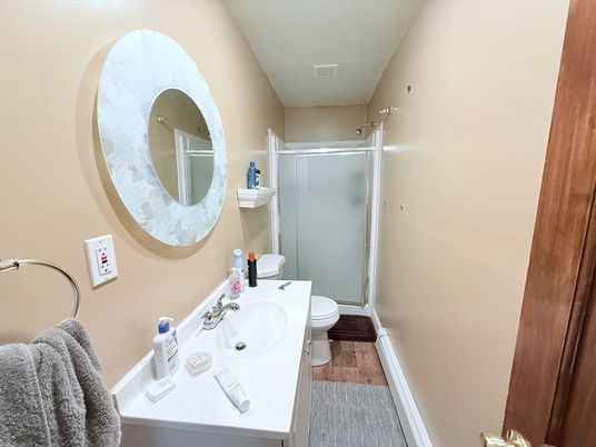 Bathroom, Interior, Wood Texture Flooring