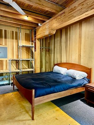 Bedroom, Interior, Wooden Beams, Wooden Ceilings, Wooden Walls