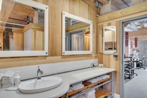 Bathroom, Dual Sink Vanities, Interior, Wooden Walls