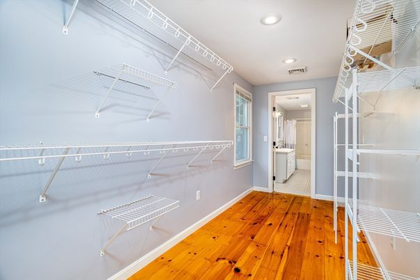 Interior, Recessed Lighting, Walk-in Closets, Wood Texture Flooring
