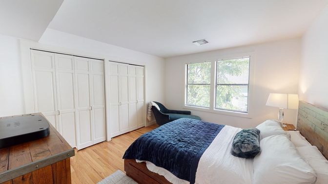 Bedroom, Interior, Wood Texture Flooring