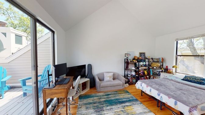 Home Office, Interior, Wood Texture Flooring