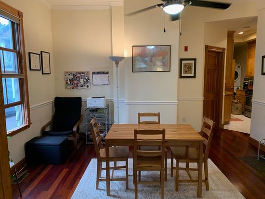 Dining room, Interior, Wood Texture Flooring