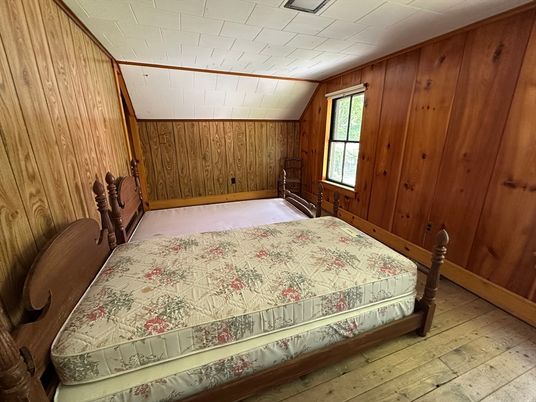 Bedroom, Interior, Wooden Walls