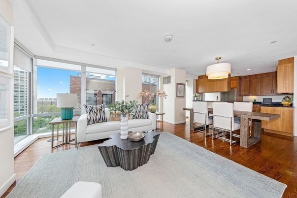 Dining room, Interior, Kitchen, Living room, Recessed Lighting, Wood Texture Flooring
