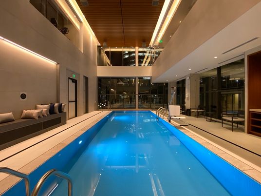 Interior, Pool, Recessed Lighting