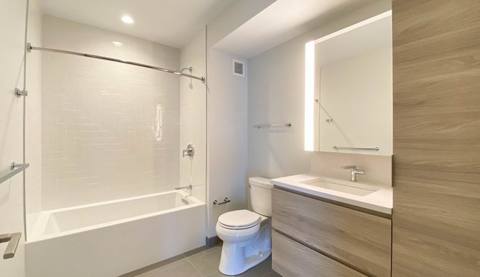 Bathroom, Interior, Recessed Lighting