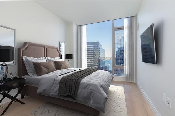 Bedroom, Interior, Water, Wood Texture Flooring