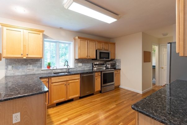 Interior, Kitchen, Wood Texture Flooring