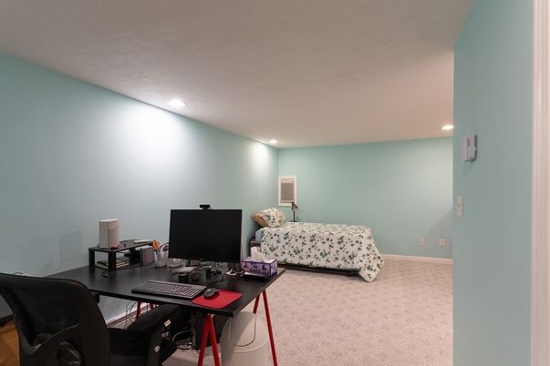 Home Office, Interior, Recessed Lighting