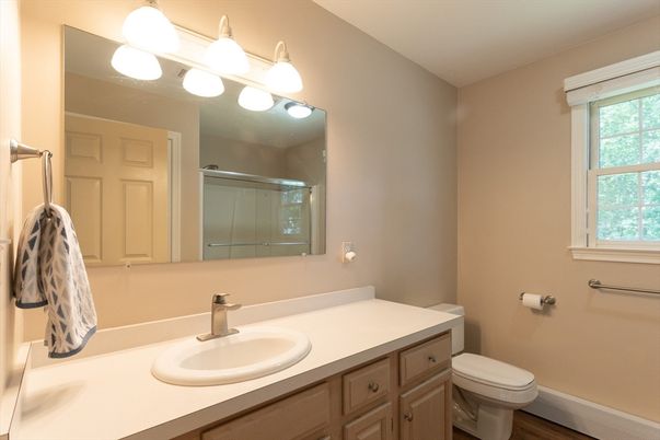 Bathroom, Interior, Wood Texture Flooring