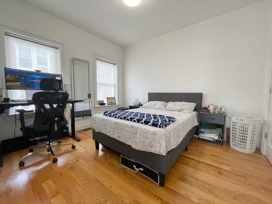 Bedroom, Home Office, Interior, Wood Texture Flooring