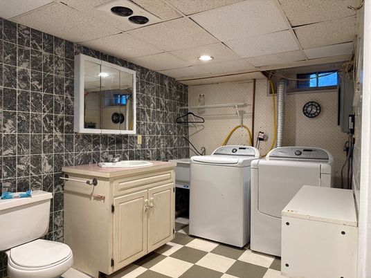 Interior, Recessed Lighting, Washer