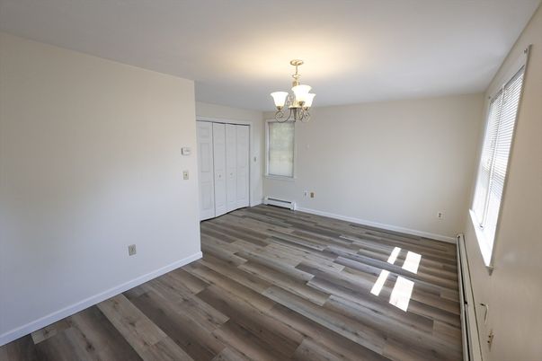 Chandelier, Empty room, Interior, Wood Texture Flooring