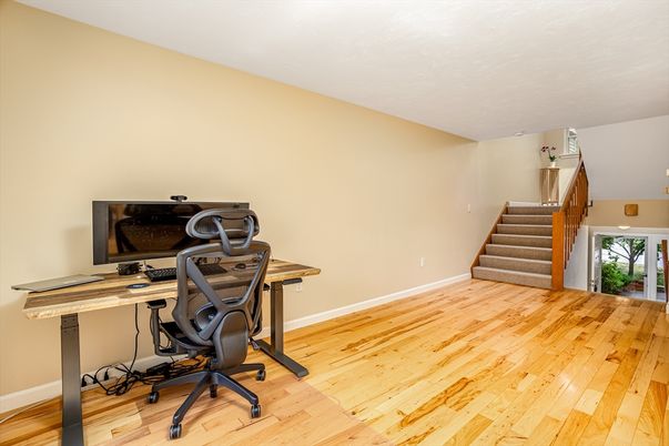 Home Office, Interior, Wood Texture Flooring
