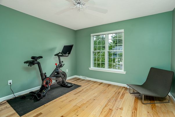 Fitness Equipment, Interior, Wood Texture Flooring