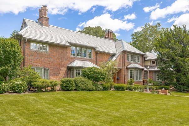Exterior, Facade, Brick Facade, Tudor Revival