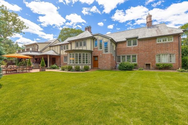 Backyard, Exterior, Facade, Brick Facade, Tudor Revival