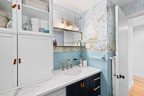 Bathroom, Interior, Wood Texture Flooring