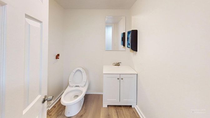 Bathroom, Interior, Wood Texture Flooring
