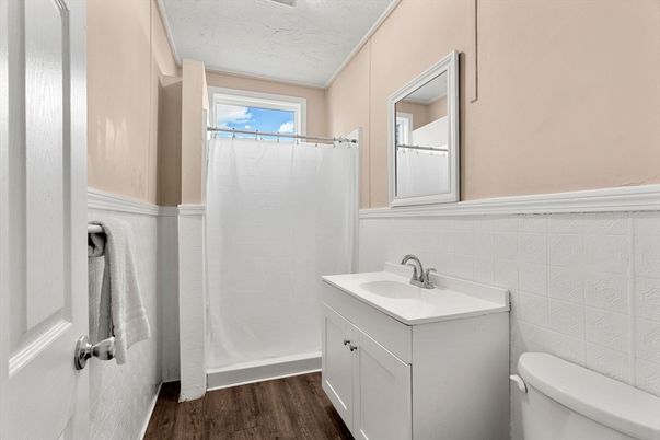Bathroom, Interior, Wood Texture Flooring