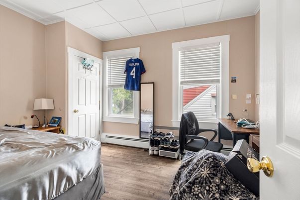 Bedroom, Interior, Wood Texture Flooring