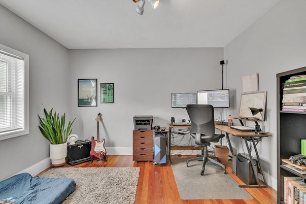 Home Office, Interior, Wood Texture Flooring
