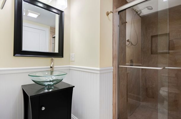 Bathroom, Glass Shower, Interior
