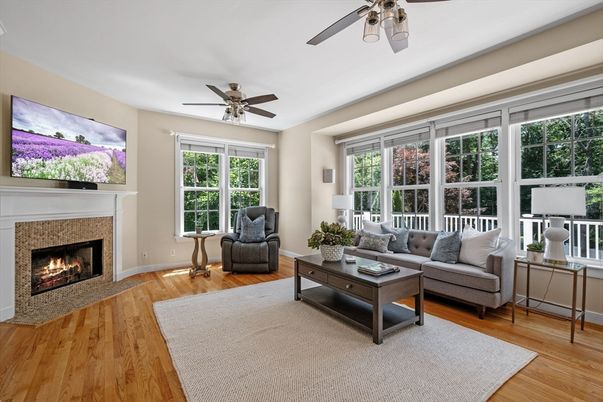 Fireplace, Interior, Living room, Wood Texture Flooring