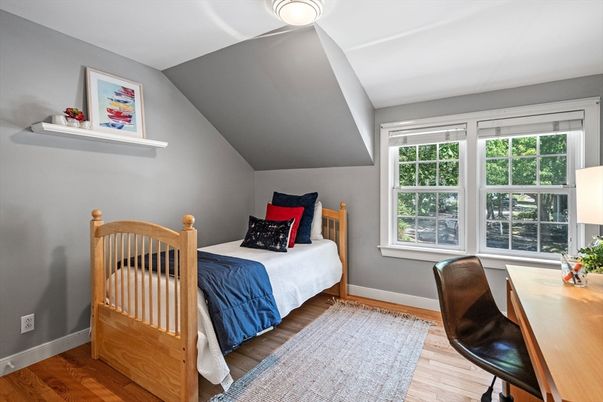 Bedroom, Home Office, Interior, Wood Texture Flooring