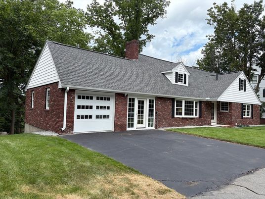 Attached, Exterior, Facade, Brick Facade, Cape Cod