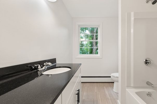 Bathroom, Dual Sink Vanities, Interior, Wood Texture Flooring
