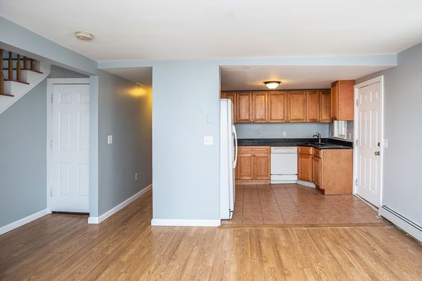 Interior, Kitchen, Wood Texture Flooring